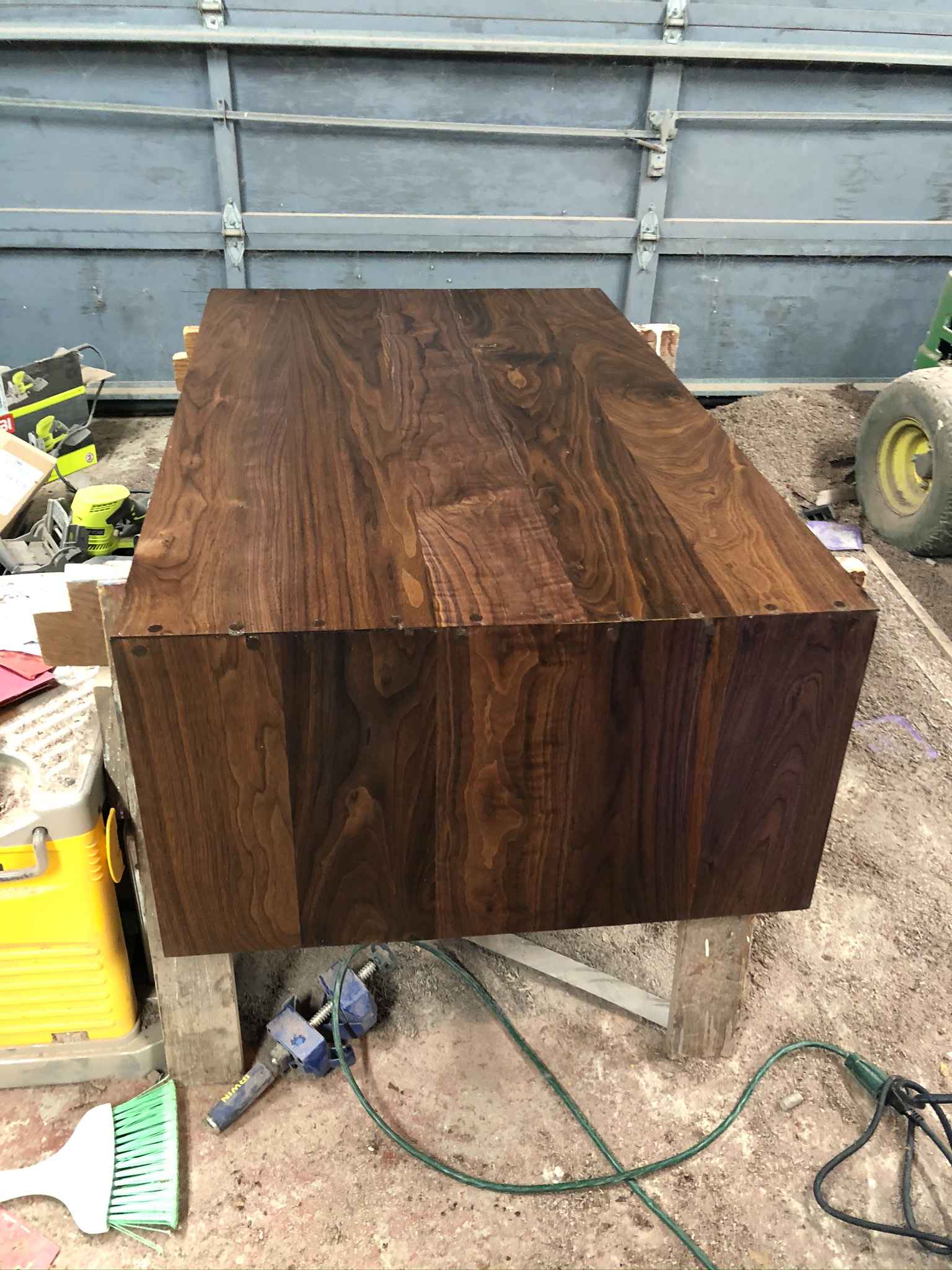 Walnut coffee table project