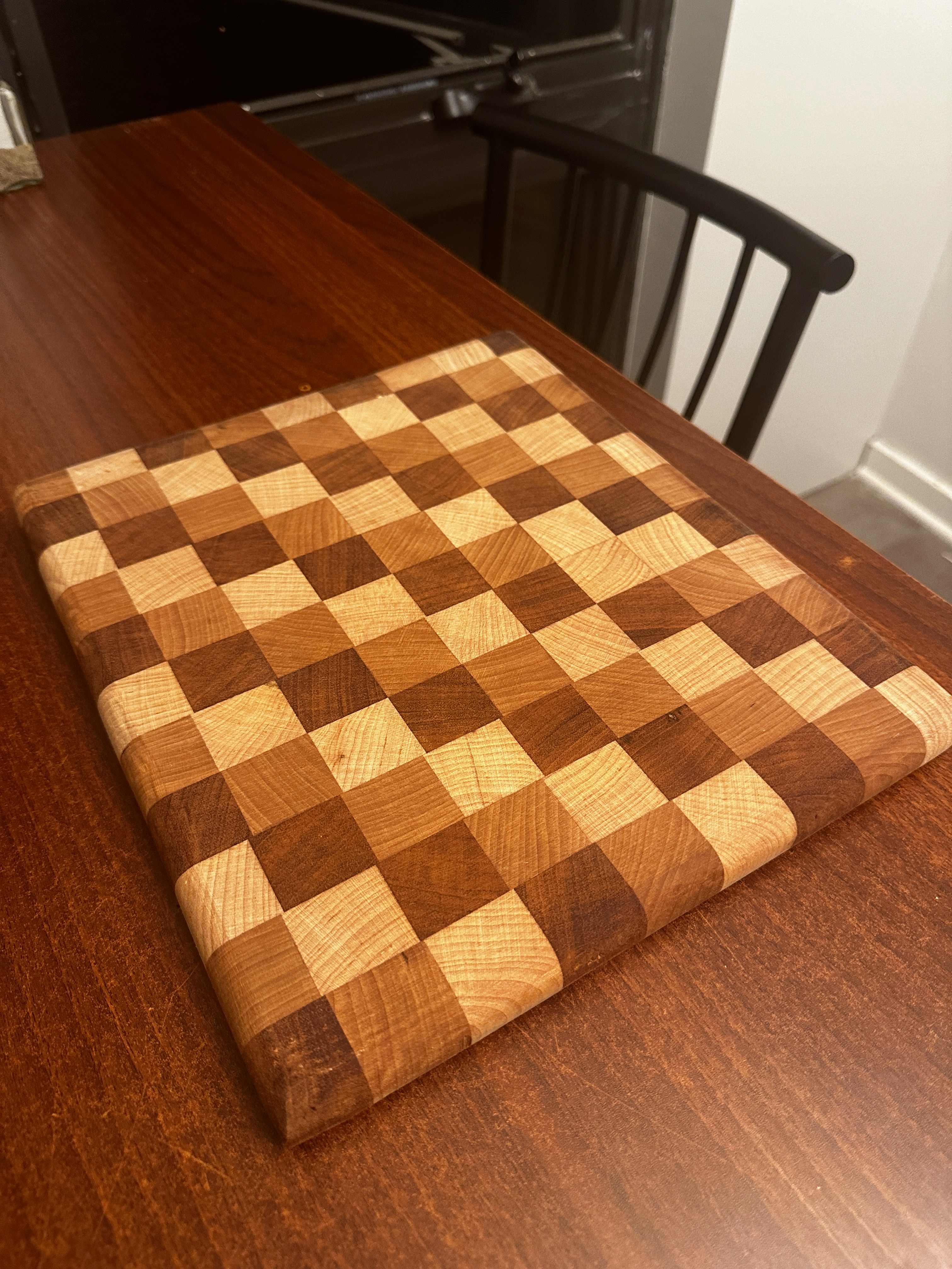 Wooden cutting board project
